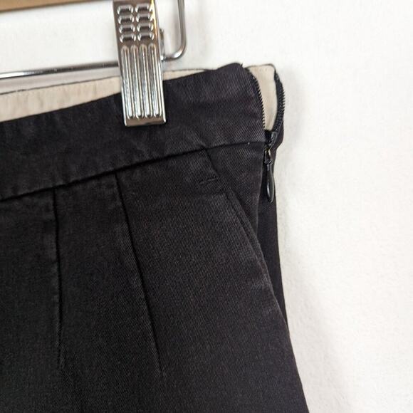 J. Crew Martie Black Bi-Stretch Cotton Pants Size 6 - Picture 5 of 7